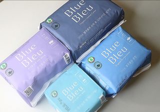 블루블루 유기농 순면 커버 생리대 — 5점을 준 리뷰어가 2021년 1월 올린 사용 사진