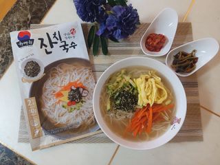 [한면원] 잔치국수 2인분 — 4점을 준 리뷰어가 2022년 7월 올린 사용 사진