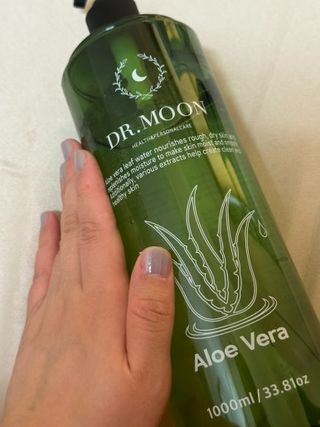 프리 [닥터문] 프리미엄 알로에베라 시카 수딩젤 1000ml — 5점을 준 리뷰어가 2024년 8월 올린 사용 사진