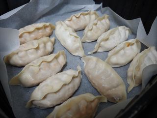 삼양냉동 [삼양] 얇은피불닭왕교자+얇은피까르보불닭왕교자 총4팩 — 5점을 준 리뷰어가 2021년 2월 올린 사용 사진