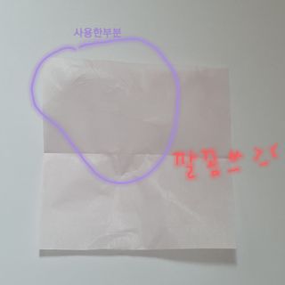 [갸스비] 메이크업은 그대로, 피지만 쏙 - BB킵 오일컨트롤 파우더 페이퍼 — 5점을 준 리뷰어가 2021년 6월 올린 사용 사진