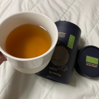프리마인 자체 기업부설 연구소에서 찾아낸 건강한 수면의 비밀.  슬립토 플러스 30포 — 4점을 준 리뷰어가 2022년 9월 올린 사용 사진