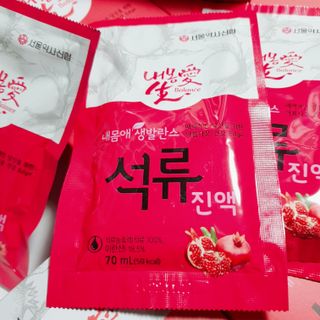 서울약사신협_내몸애생발란스석류_70ml x 30포 — 5점을 준 리뷰어가 2021년 4월 올린 사용 사진