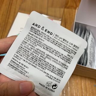 앤앤드 앤드앤엔드 pH 밸런싱 스파클렌저 — 4점을 준 리뷰어가 2021년 2월 올린 사용 사진