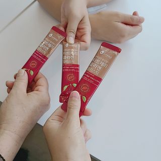 자연에온 몽모랑시 타트체리 3종 세트 구성 - 저분자콜라겐젤리, NFC 착즙주스 — 5점을 준 리뷰어가 2021년 7월 올린 사용 사진