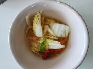 셰프애찬 단호박 백김치 1kg — 5점을 준 리뷰어가 2022년 10월 올린 사용 사진