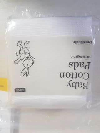 디어엘로디 프리미엄 유기농 베이비 솜티슈 40매 3 + 1 PACK — 5점을 준 리뷰어가 2021년 2월 올린 사용 사진