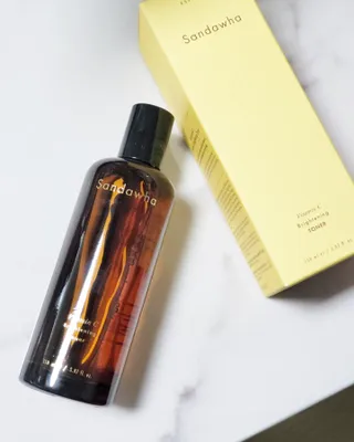 스킨큐어 산다화 비타민c 화이트닝 토너 150ml — 5점을 준 리뷰어가 2022년 2월 올린 사용 사진