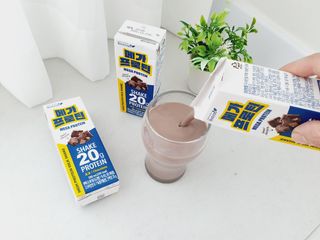 바디랩 프로틴음료 단백질쉐이크 메가프로틴 — 5점을 준 리뷰어가 2022년 4월 올린 사용 사진