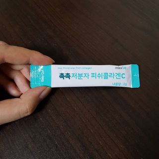 미스비 촉촉 저분자 피쉬콜라겐C — 5점을 준 리뷰어가 2021년 7월 올린 사용 사진