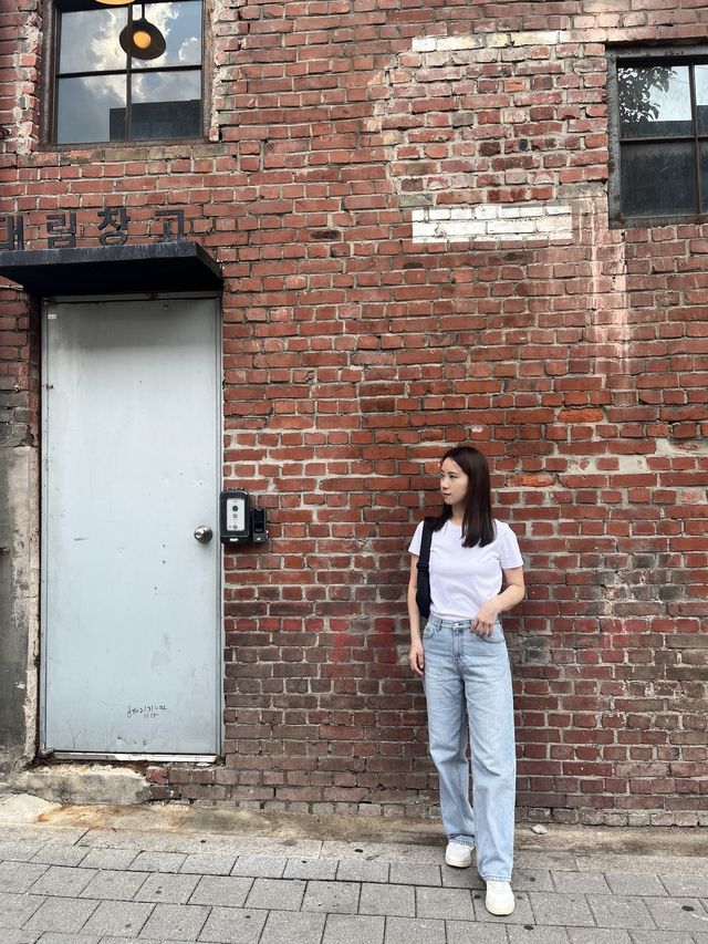 실크 뱀부 티셔츠 라운드넥 리뷰 사진