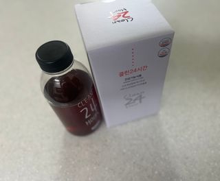 클린24시간 1BOX(5포) + 전용보틀(500ml) — 4점을 준 리뷰어가 2022년 8월 올린 사용 사진