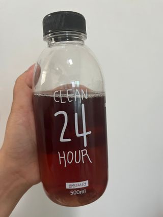클린24시간 1BOX(5포) + 전용보틀(500ml) — 5점을 준 리뷰어가 2023년 5월 올린 사용 사진