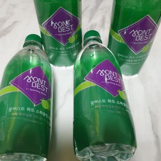 몽베스트 Montbest with Sparkling water Lime20병 — 5점을 준 리뷰어가 2021년 10월 올린 사용 사진