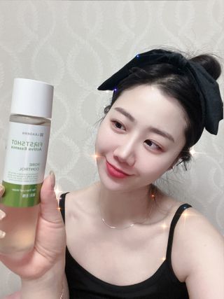 리더스코스메틱 리더스 퍼스트 샷 액티브 에센스 토닝 컨트롤 & 포어 컨트롤 — 5점을 준 리뷰어가 2022년 1월 올린 사용 사진