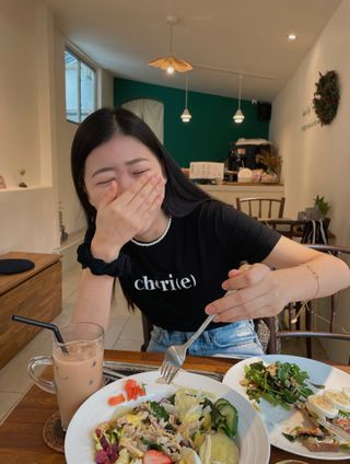 [실리그린] 샐러드 택1 + 샌드위치 택1 + 아메리카노1 — 3.5점을 준 리뷰어가 2021년 3월 올린 사용 사진