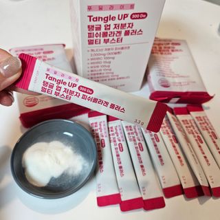 MF [푸딜라이트] 하루 한 포, 피부건강 챙기는 탱글업 콜라겐 — 5점을 준 리뷰어가 2024년 2월 올린 사용 사진