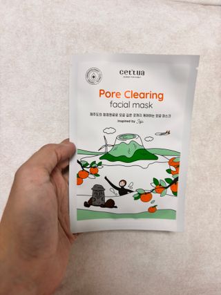 세뚜아(Cettua) [세뚜아] 포어 클리어링 마스크 Cettua Pore Clearing facial mask 5매 — 5점을 준 리뷰어가 2024년 3월 올린 사용 사진