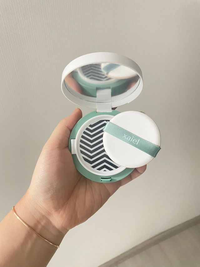 xaiel 피네 선CC 쿠션 리뷰 사진