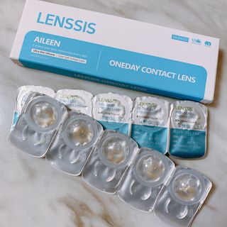 렌시스 LENSSIS [ 렌시스 ] 최적의 함수율로 오랫동안 촉촉한 원데이 렌즈 ｜ 5컬러 중 택1｜ — 5점을 준 리뷰어가 2021년 5월 올린 사용 사진