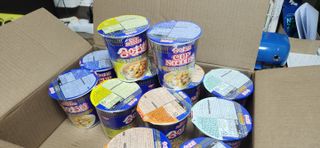 NISSIN 닛신 컵누들  4종 - 씨푸드오리지날, 씨푸드 스파이시, 씨푸드 커리, 씨푸드 XO소스 — 4.5점을 준 리뷰어가 2022년 11월 올린 사용 사진