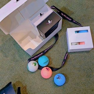 더위치골프(thewitchgolf) 프리미엄 골프 공 더위치골프 매트 펄 컬러의 3피스볼 더위치골프 골프볼 선물세트 — 5점을 준 리뷰어가 2023년 9월 올린 사용 사진