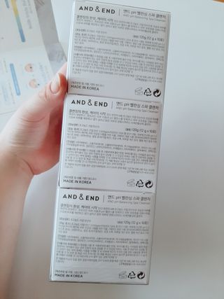 앤앤드 앤드앤엔드 pH 밸런싱 스파클렌저 — 5점을 준 리뷰어가 2021년 2월 올린 사용 사진