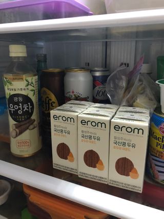 이롬 erom 황성주박사의 국산콩 두유 호두와 아몬드 — 5점을 준 리뷰어가 2020년 12월 올린 사용 사진