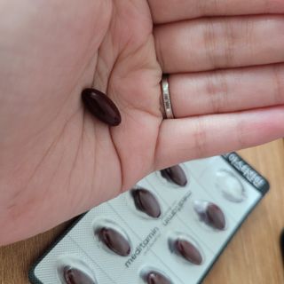 메디타민 루테인 지아잔틴 아스타잔틴 — 5점을 준 리뷰어가 2021년 10월 올린 사용 사진