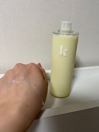 키노닉스 포텐틸라 카밍 크림 토너 — 5점을 준 리뷰어가 2022년 2월 올린 사용 사진
