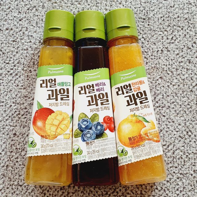 [풀무원] 리얼 과일  저지방 드레싱 240g 3종 리뷰 사진