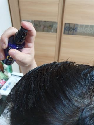 [갸스비] 곱슬 머리부터 파마까지 남자의 컬을 위한 갸스비 컬크림 — 5점을 준 리뷰어가 2021년 5월 올린 사용 사진