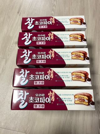 찰초코파이 앙크림 찰 초코파이 정 앙크림 — 4점을 준 리뷰어가 2020년 12월 올린 사용 사진