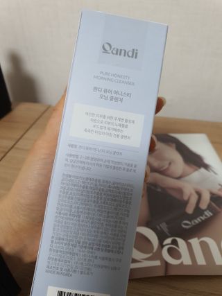 헤어플러스 콴디 아침세안제 폼클렌징 퓨어 어니스티 모닝클렌저 — 5점을 준 리뷰어가 2021년 3월 올린 사용 사진