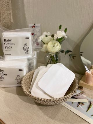 디어엘로디 프리미엄 유기농 베이비 솜티슈 40매 3 + 1 PACK — 4점을 준 리뷰어가 2021년 3월 올린 사용 사진