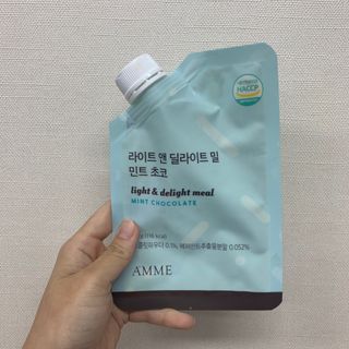 아므_이너뷰티 라이트 앤 딜라이트 밀 민트 초코 — 5점을 준 리뷰어가 2021년 7월 올린 사용 사진