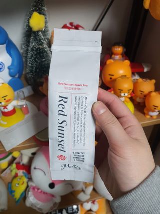 마시다 붉은 석양 빛을 담은 프리미엄 수제 블렌딩 홍차, 레드선셋블랙티 — 5점을 준 리뷰어가 2021년 3월 올린 사용 사진