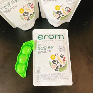 이롬 황성주 박사의 국산콩 두유 검은콩과 17곡 프리미엄 — 5점을 준 리뷰어가 2021년 5월 올린 사용 사진