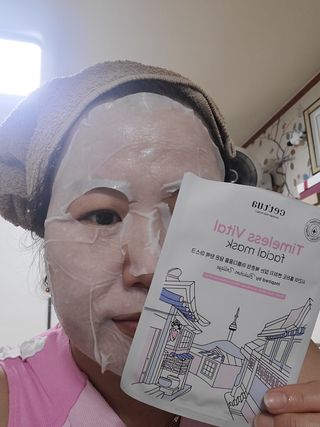 세뚜아(Cettua) 나우[세뚜아] 타임리스 바이탈 페이셜 마스크팩  Cettua Timeless  Vital Mask 4매 — 4점을 준 리뷰어가 2024년 2월 올린 사용 사진