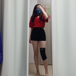 반테린서포터 무릎보호대 — 5점을 준 리뷰어가 2021년 6월 올린 사용 사진