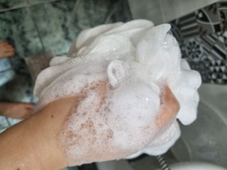 카프리나 프레쉬 산양밀크 어메이징 바디워시 500ml (오리지널향) — 5점을 준 리뷰어가 2023년 5월 올린 사용 사진