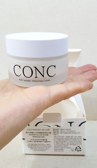 CONC [콩크 2종 세트]  미로탐누스 안티링클 화이트닝 크림+세럼 — 5점을 준 리뷰어가 2021년 4월 올린 사용 사진
