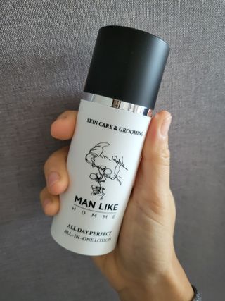 소담스퀘어 상암 [맨라이크옴므] 올데이 퍼펙트 올인원 로션 — 5점을 준 리뷰어가 2022년 11월 올린 사용 사진