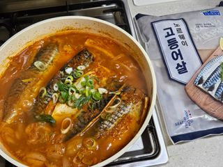 ㈜금호통상 노르웨이 고등어 900g (6~10편) — 5점을 준 리뷰어가 2023년 11월 올린 사용 사진