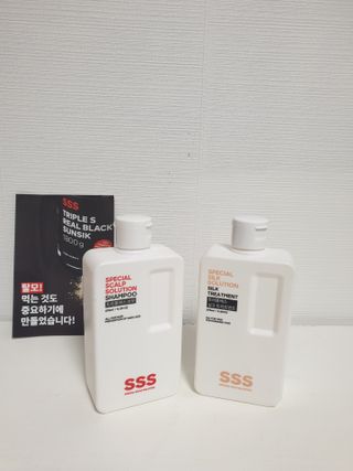 트리플에스 탈모 샴푸 275ml + 실크 트리트먼트 275ml — 5점을 준 리뷰어가 2021년 4월 올린 사용 사진