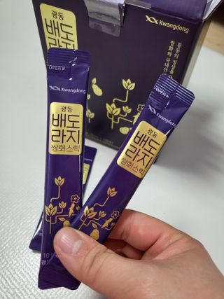 광동생활건강 나우 [광동] 배도라지 쌍화스틱 10mL x 100포 — 5점을 준 리뷰어가 2022년 12월 올린 사용 사진