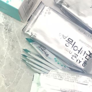 프리마인 유산균 국가지정연구소 선정, 살아있는 생유산균 200억 마리의 힘. 유산균n굿바이옴플러스 — 5점을 준 리뷰어가 2021년 9월 올린 사용 사진