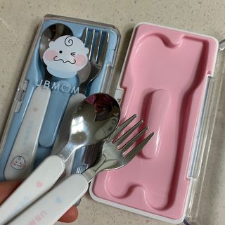 유비맘 스푼포크 케이스 세트 1+1 _컬러랜덤 발송 — 5점을 준 리뷰어가 2020년 12월 올린 사용 사진