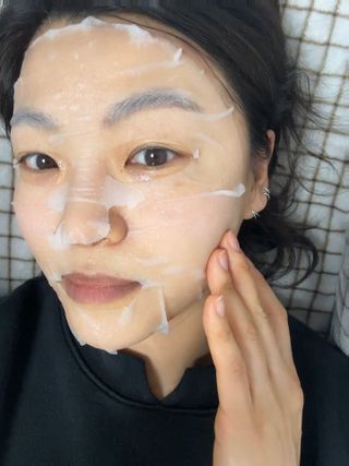 세뚜아(Cettua) [세뚜아] 포어 클리어링 마스크 Cettua Pore Clearing facial mask 5매 — 4점을 준 리뷰어가 2024년 2월 올린 사용 사진