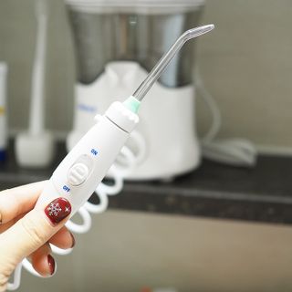 주식회사 클린디 [클린디] 양치 후 남은 이물질, 물치실로 완벽 제거 🦷 구강세정기 세트 [맞춤 칫솔 + 치약 포함] — 5점을 준 리뷰어가 2021년 12월 올린 사용 사진